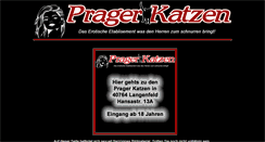 Desktop Screenshot of prager-katzen.de